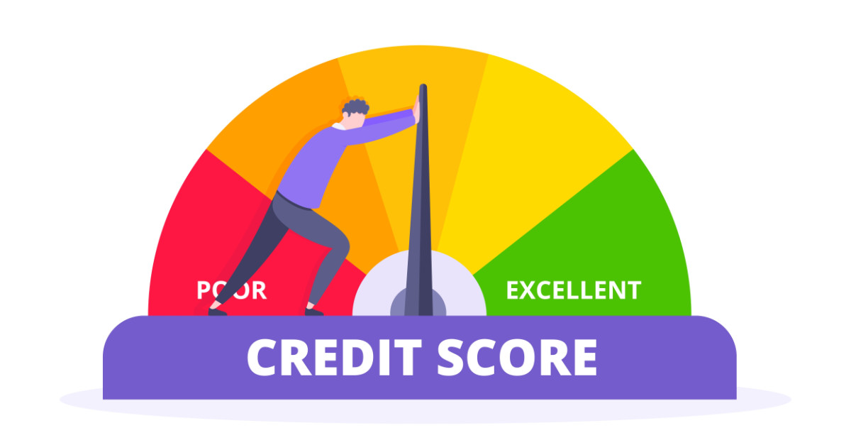 Credit Score Graphic - Credit Improvement Guide